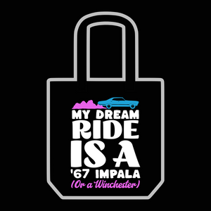 Dream Ride Tote Bag - Supernatural Inspired - Goblin Wood Exclusive