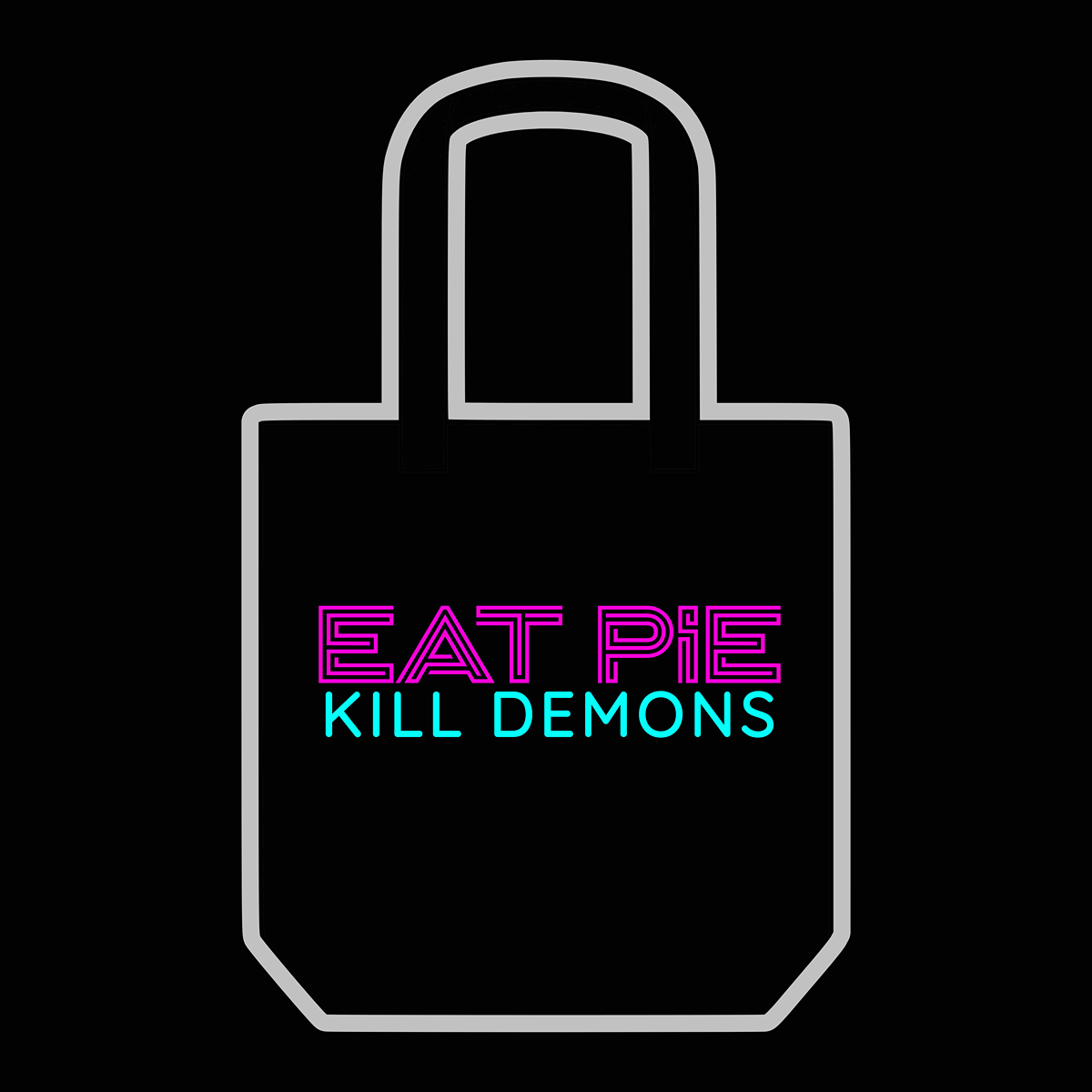 Eat Pie Tote Bag - Supernatural Inspired - Goblin Wood Exclusive