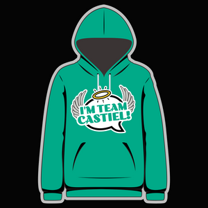 I'm Team Castiel! Teal Hoody - Goblin Wood Exclusive