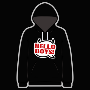 Hello Boys! Black Hoody - Goblin Wood Exclusive