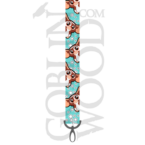 Gizmo Lanyard - Gremlins Inspired - Goblin Wood Exclusive