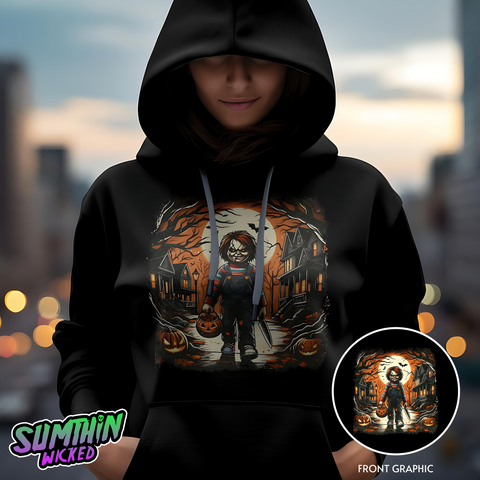 Let's Play - Trick Or Treat  Hoody - Child's Play Inspired - Sumthin Wicked Exclusive