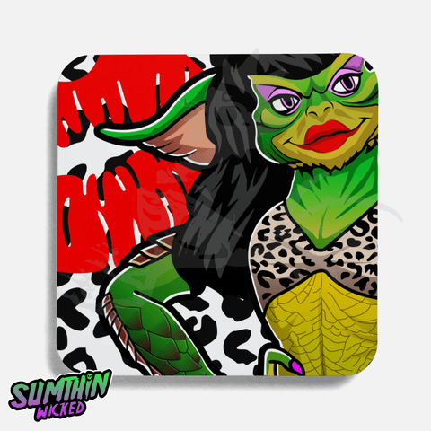 Alphabet - Drinks Coaster - Gremlins Inspired - Sumthin Wicked Exclusive - Goblin Wood