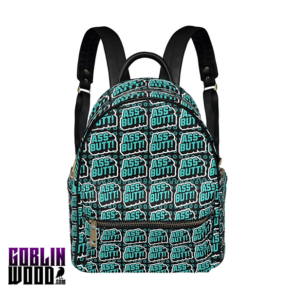 Ass - Butt! - AOP Print Mini Backpack - Supernatural Inspired - Goblin Wood Exclusive - Goblin Wood