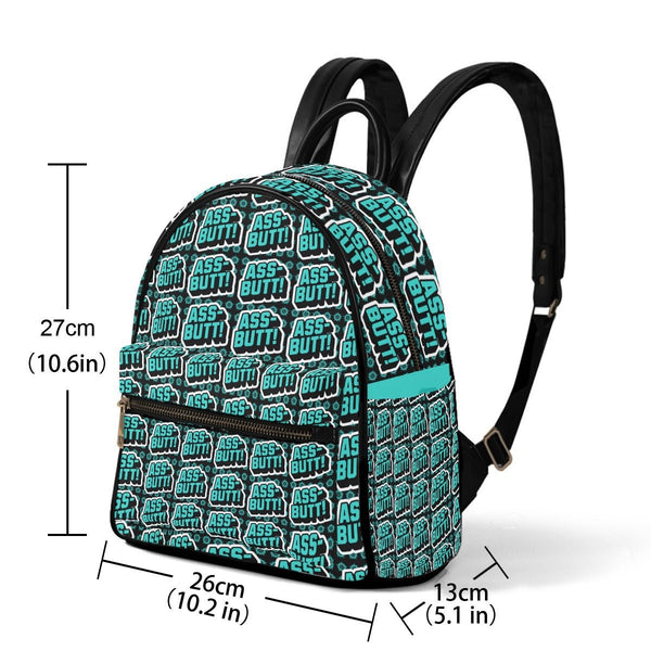 Ass - Butt! AOP Print Mini Backpack - Supernatural Inspired - Goblin Wood Exclusive - Goblin Wood