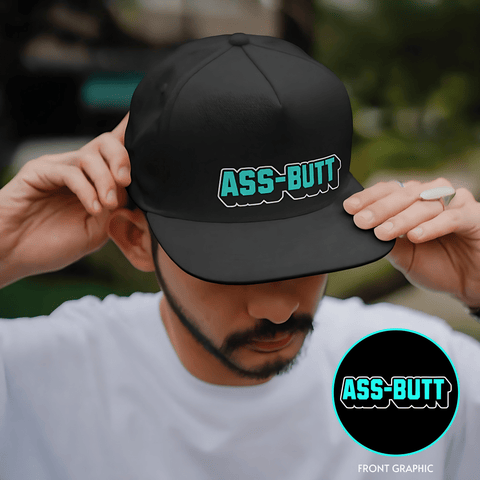 Ass - Butt - Black SnapBack - Supernatural Inspired - Goblin Wood Exclusive - Goblin Wood