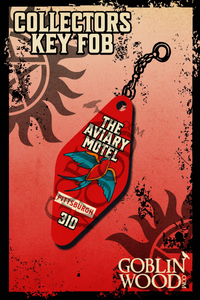 The Aviary Motel Key Fob - Supernatural Inspired - Goblin Wood Exclusive