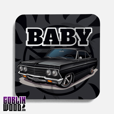 Baby - Kawaii Drinks Coaster - Supernatural Inspired - Goblin Wood Exclusive - Goblin Wood