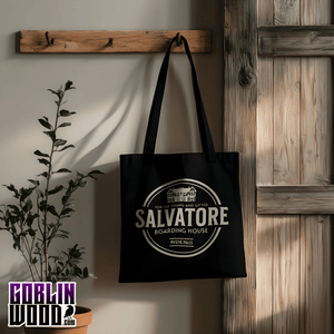 B&B - Black Tote Bag - TVD Inspired - Goblin Wood Exclusive - Goblin Wood