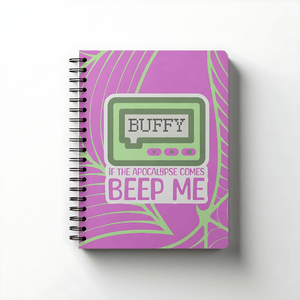 Beep Me Lined Notebook - Buffy Inspired - Goblin Wood Exclusive - Goblin Wood