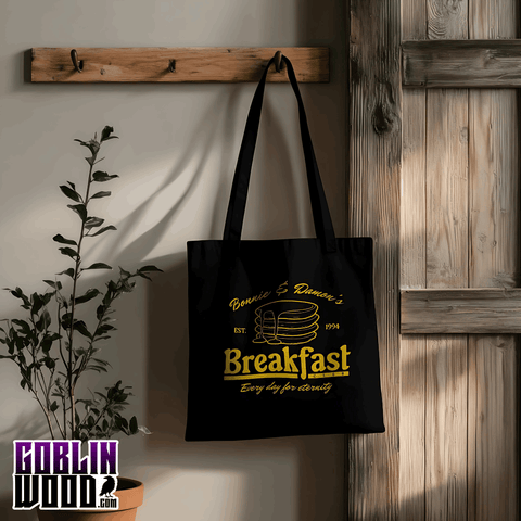 Bon Appétit - Black Tote Bag - TVD Inspired - Goblin Wood Exclusive - Goblin Wood