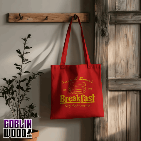 Bon Appétit - Red Tote Bag - TVD Inspired - Goblin Wood Exclusive - Goblin Wood