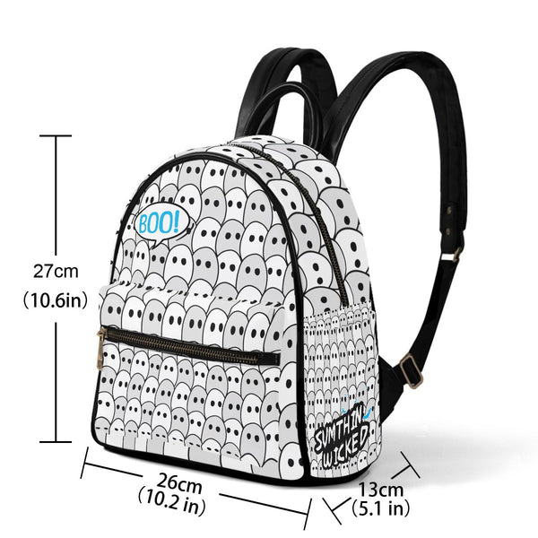 Boo! - AOP PU Mini backpack - Sumthin Wicked Original - Goblin Wood