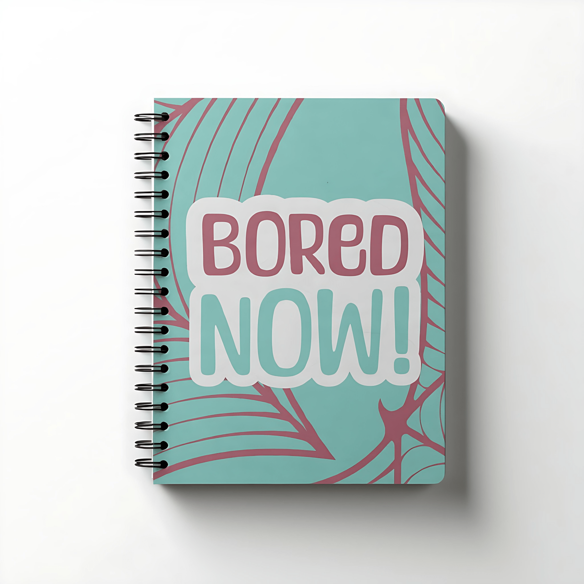 Bored Now Lined Notebook - Buffy Inspired - Goblin Wood Exclusive - Goblin Wood