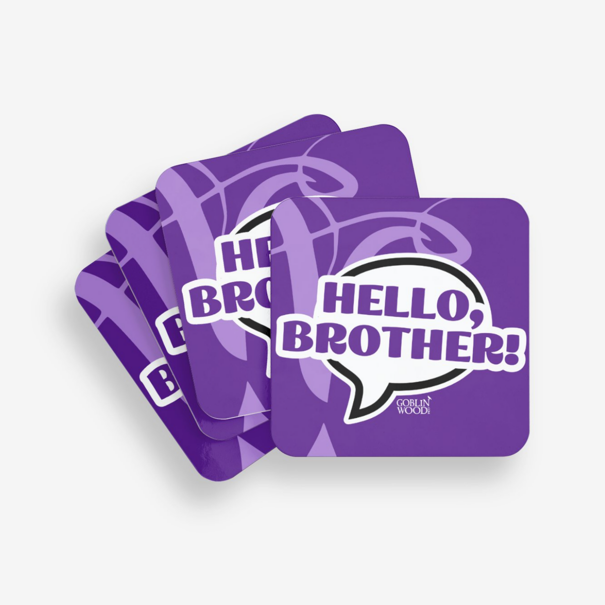 Hello Brother! Speech Bubble Coaster - TVD Inspired