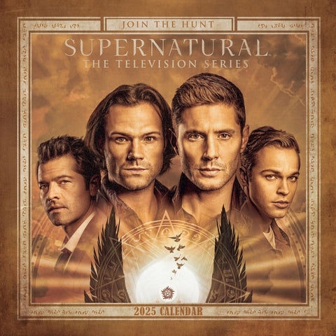 Supernatural 2025 Square Calendar