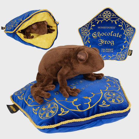 Chocolate Frog Plush & Cushion - Noble Collection - Goblin Wood