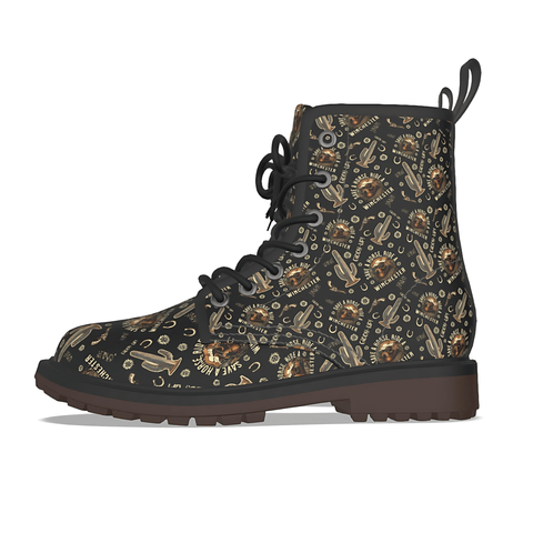 Cowboy Ride AOP Short Boot - Supernatural Inspired - Goblin wood Exclusive - Goblin Wood