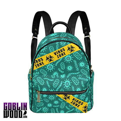 Croatoan - AOP Print Mini Backpack - Supernatural Inspired - Goblin Wood Exclusive - Goblin Wood