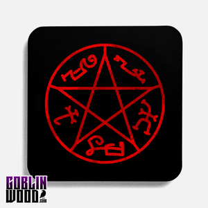 Devils Trap - Drinks Coaster - Supernatural Inspired - Goblin Wood Exclusive - Goblin Wood