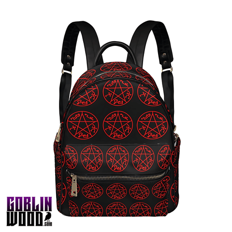 Devils Trap - Mini Backpack - Supernatural Inspired - Goblin Wood Exclusive - Goblin Wood