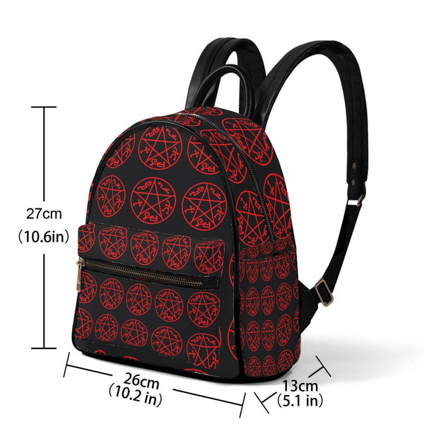 Devils Trap Mini Backpack - Supernatural Inspired - Goblin Wood Exclusive - Goblin Wood