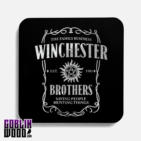 Drink Up - Drinks Coaster - Supernatural Inspired - Goblin Wood Exclusive - Goblin Wood