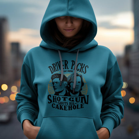 Driver - Teal Premium Hoody - Supernatural Inspired - Goblin Wood Exclusive - Goblin Wood