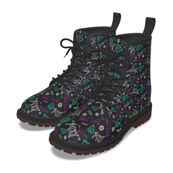 Eat Pie AOP Short Boot - Supernatural Inspired - Goblin wood Exclusive - Goblin Wood