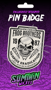 Edgar - Frog Brothers Vampire Acrylic Pin Badge - The Lost Boys Inspired - Sumthin Wicked Exclusive - Goblin Wood