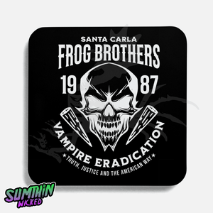 Edgar - Frog Brothers Vampire - Drinks Coaster - The Lost Boys inspired - Sumthin Wicked Exclusive - Goblin Wood