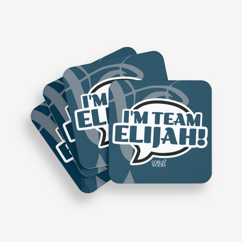 I'm Team Elijah! Speech Bubble Coaster - TVD Inspired