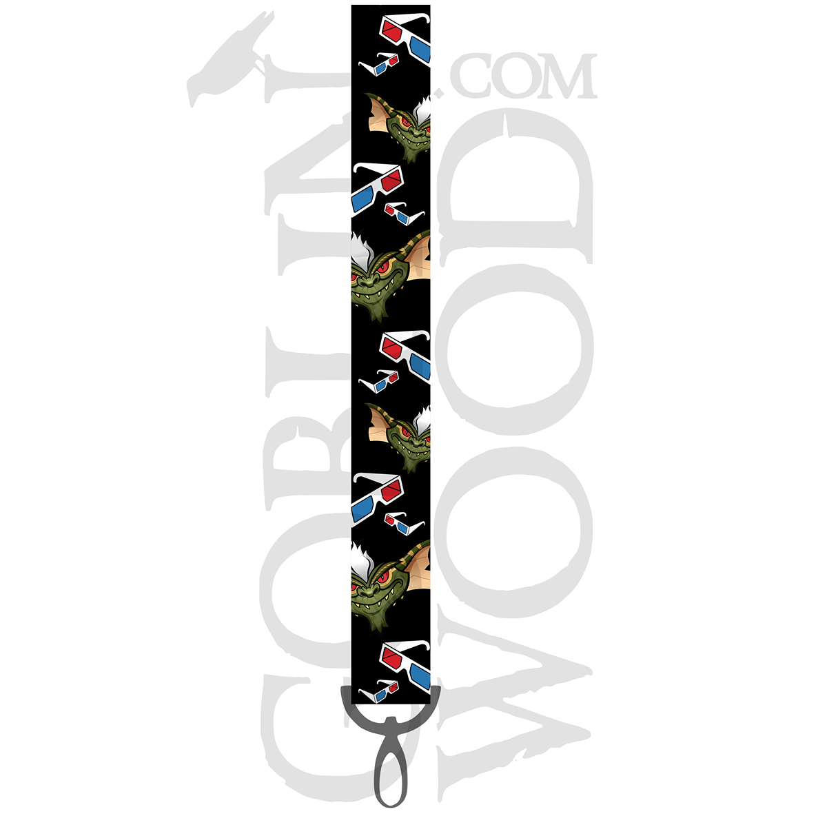 Evil Gremlin Lanyard - Gremlins Inspired - Goblin Wood Exclusive - Goblin Wood