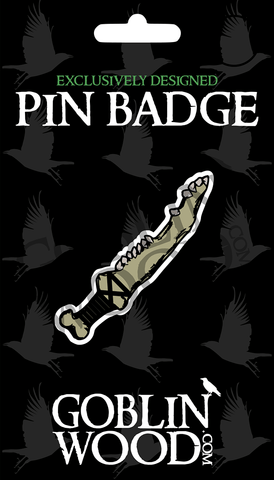 First Blade Acrylic Pin Badge - Supernatural Inspired - Goblin Wood