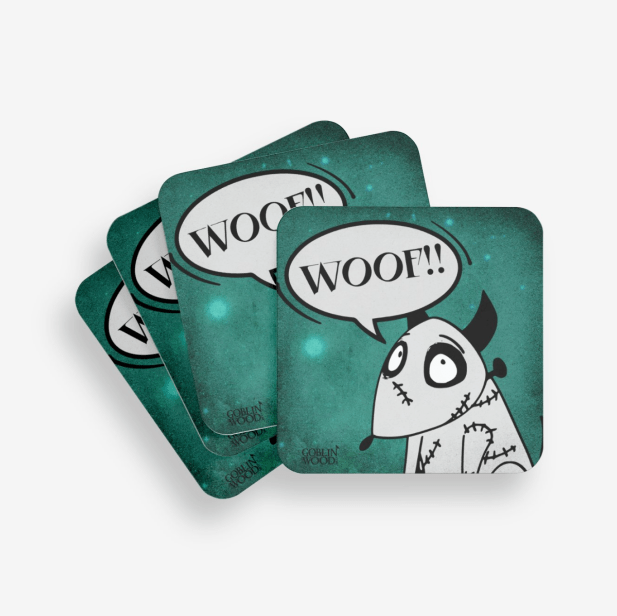 Frankenstein Dog Coaster - Frankenweenie inspired - Goblin Wood