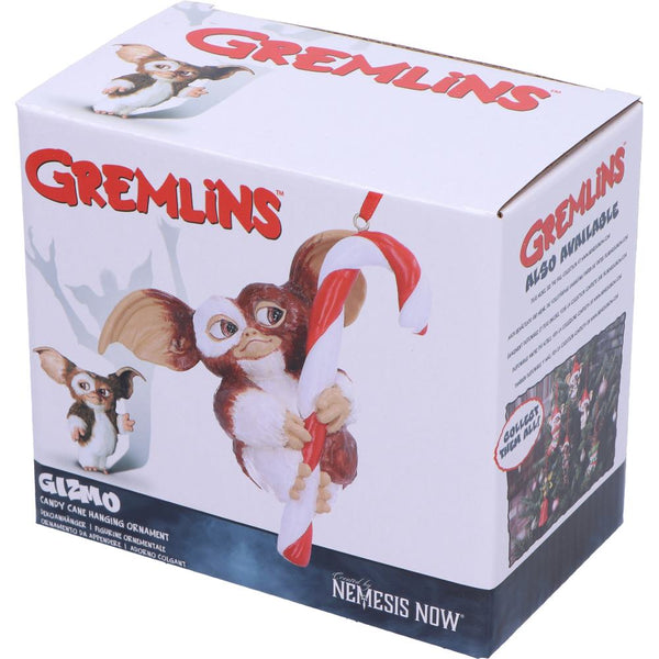 Gizmo - Candy Cane Hanging Ornament - Gremlins - Goblin Wood