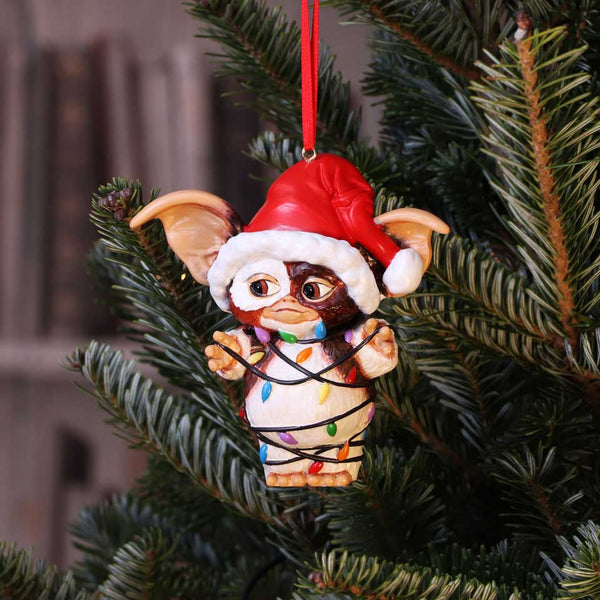 Gizmo - Fairy Lights Hanging Ornament - Gremlins - Goblin Wood