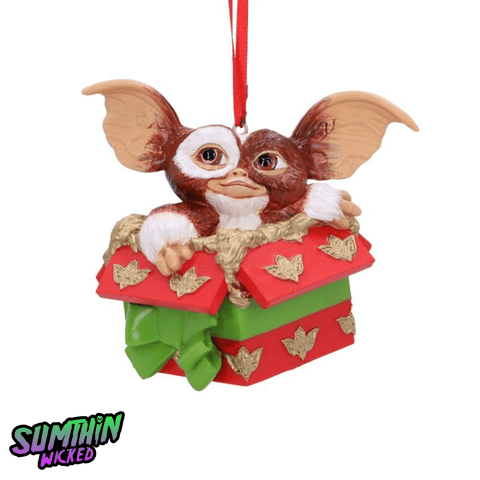 Gizmo - Gift Hanging Ornament - Gremlins - Goblin Wood