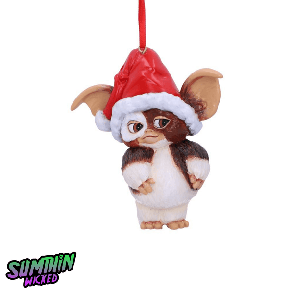 Gizmo - Santa Hanging Ornament - Gremlins - Goblin Wood