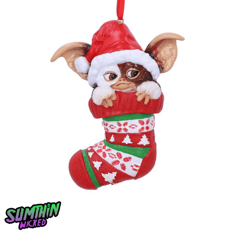 Gizmo - Stocking Hanging Ornament - Gremlins - Goblin Wood