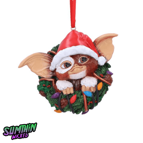 Gizmo - Wreath Hanging Ornament - Gremlins - Goblin Wood