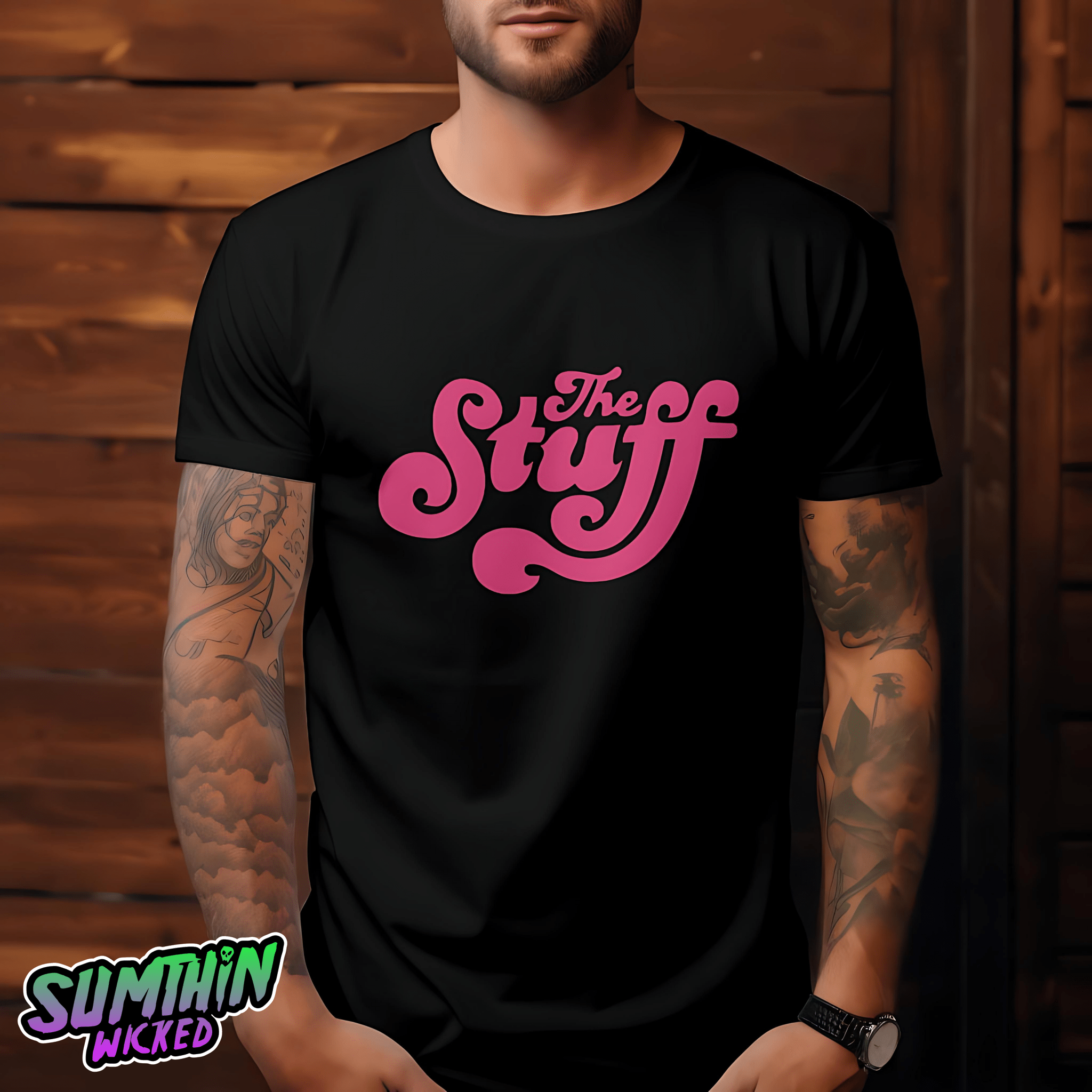 Gloop - Black Premium T-Shirt - The Stuff Inspired - Sumthin Wicked Exclusive - Goblin Wood