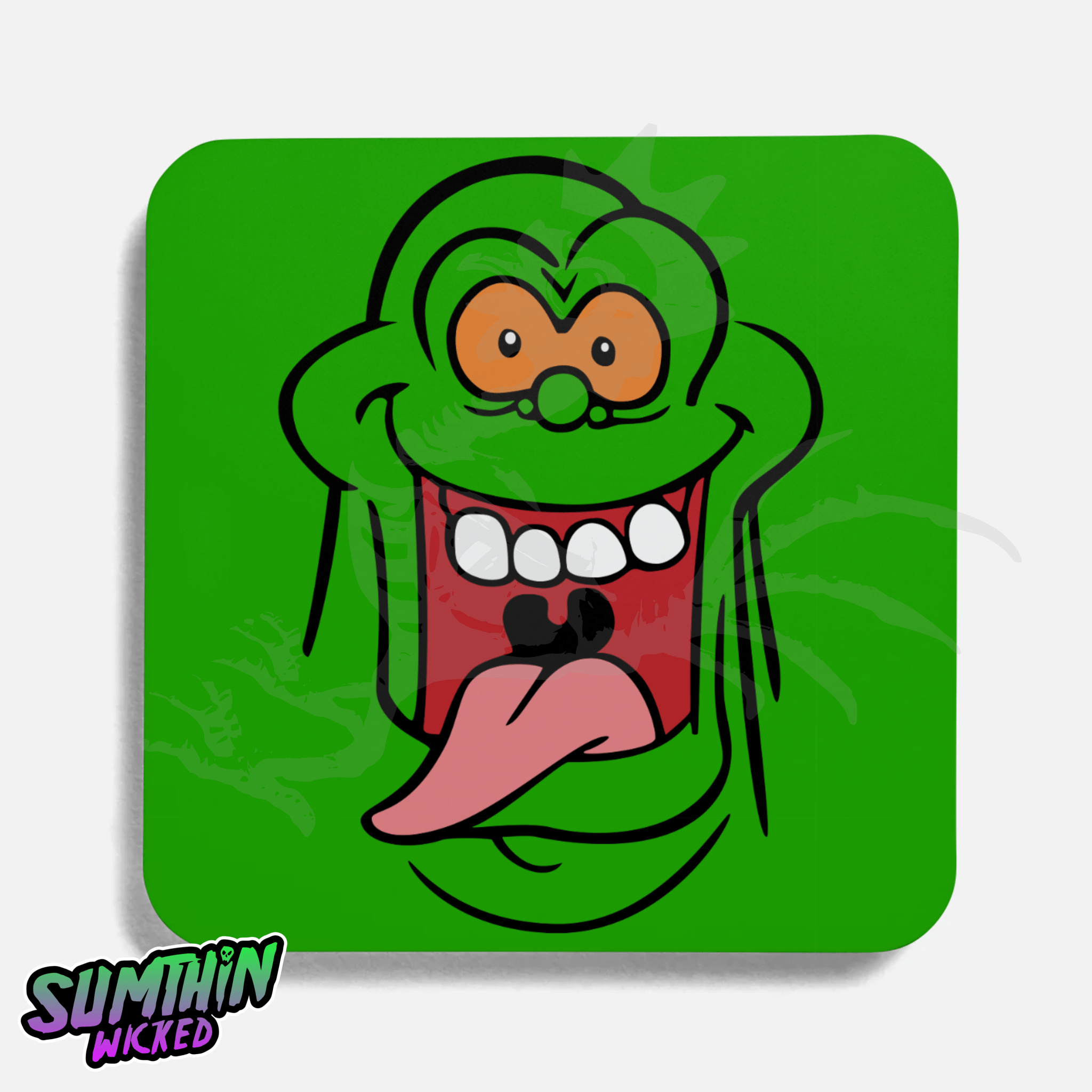 Gloop - Drinks Coaster - Ghostbusters Inspired - Sumthin Wicked Exclusive - Goblin Wood