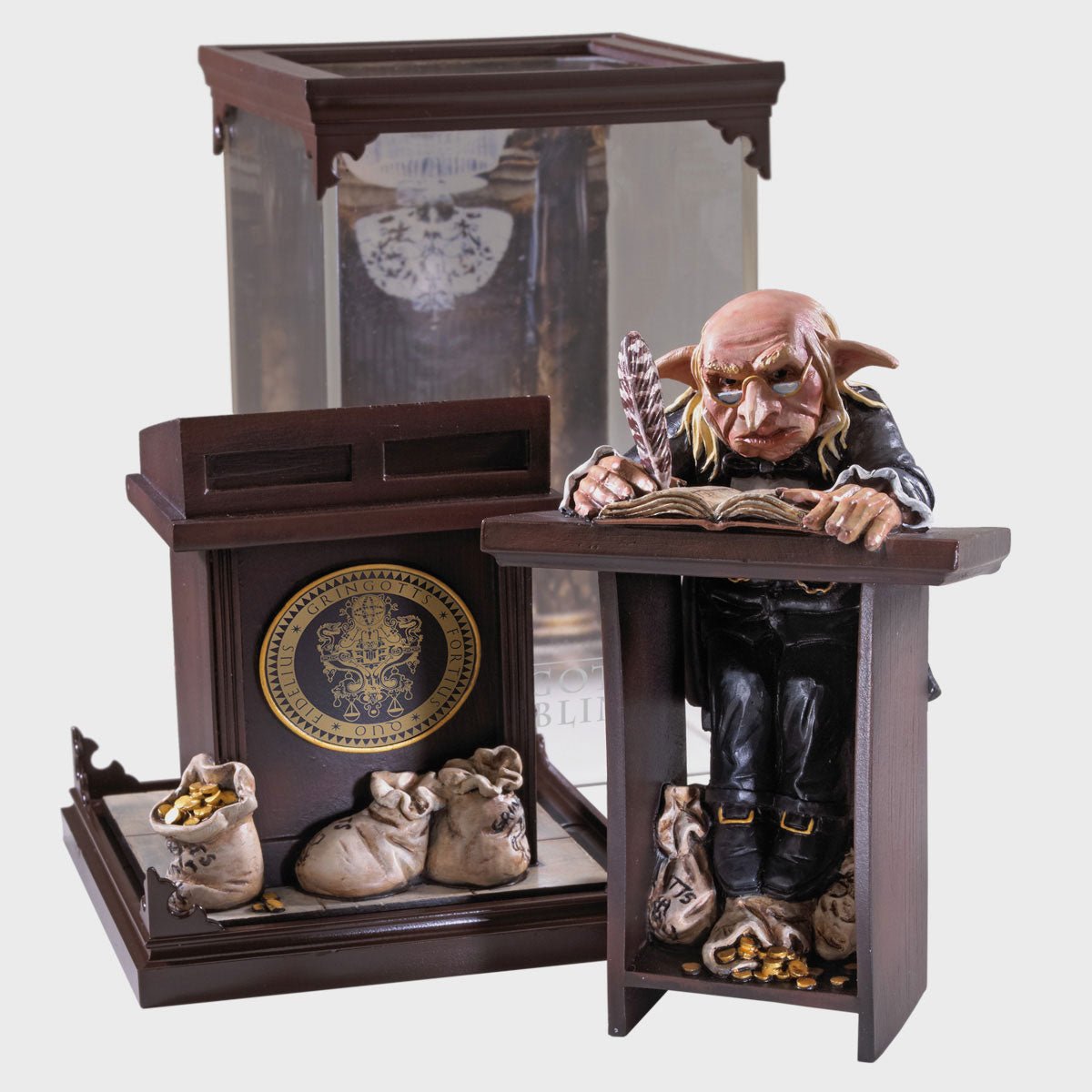 Gringotts Goblin Magical Creature - Noble Collection - Goblin Wood