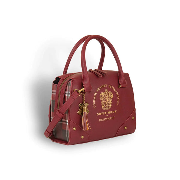 Gryffindor Luxury Plaid Top Handbag - Goblin Wood