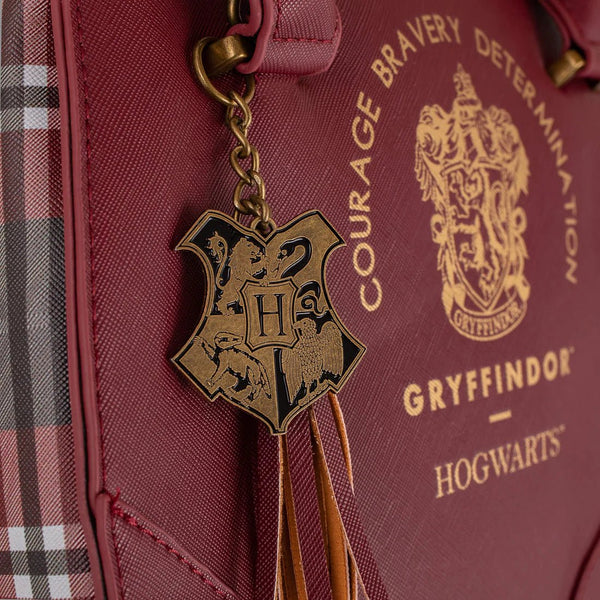 Gryffindor Luxury Plaid Top Handbag - Goblin Wood