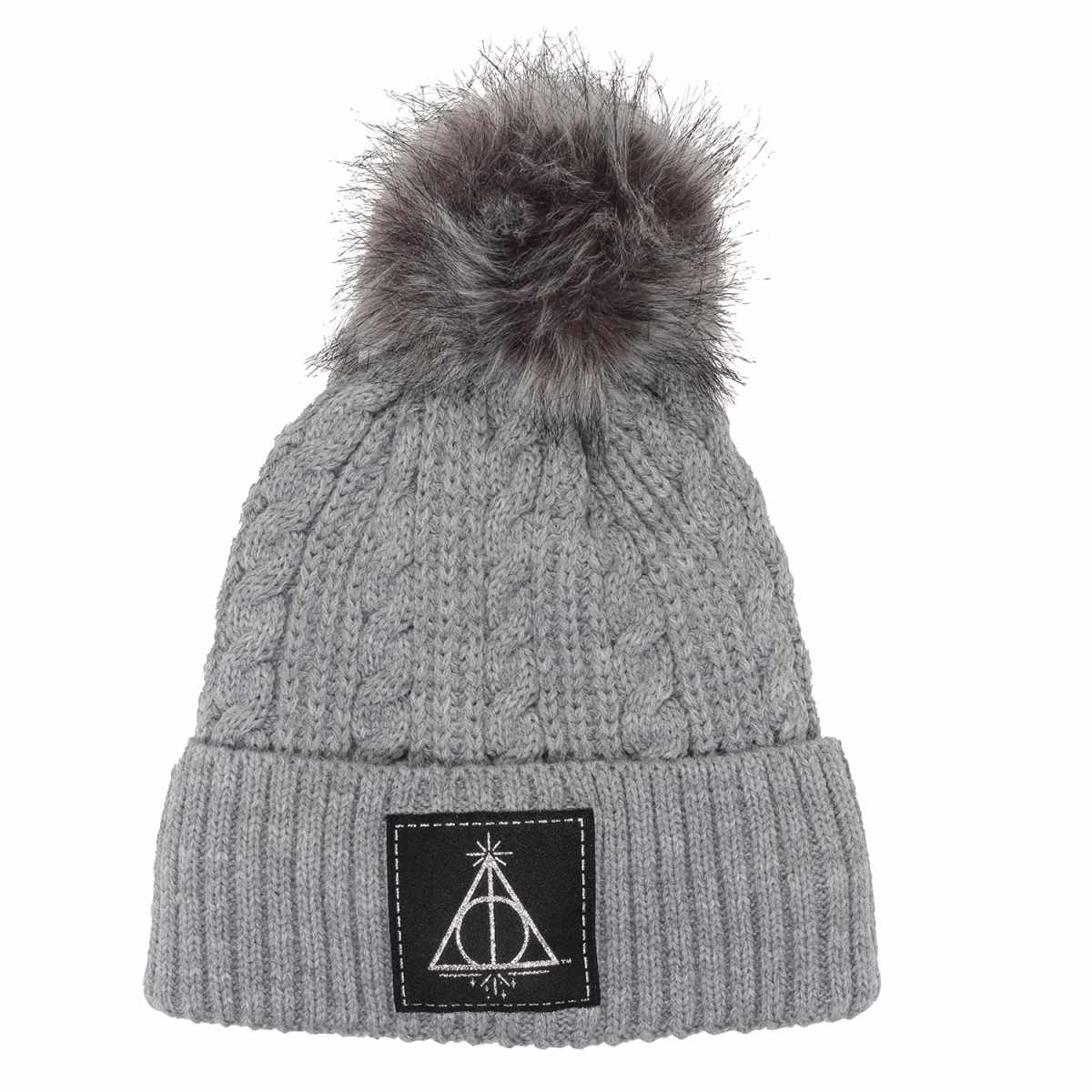 Harry Potter Deathly Hallows Bobble Beanie - Goblin Wood