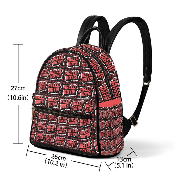 Hello, Boys! AOP Print Mini Backpack - Supernatural Inspired - Goblin Wood Exclusive - Goblin Wood