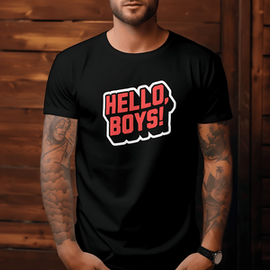 Hello, Boys! - Premium T-Shirt - Supernatural Inspired - Goblin Wood Exclusive - Goblin Wood