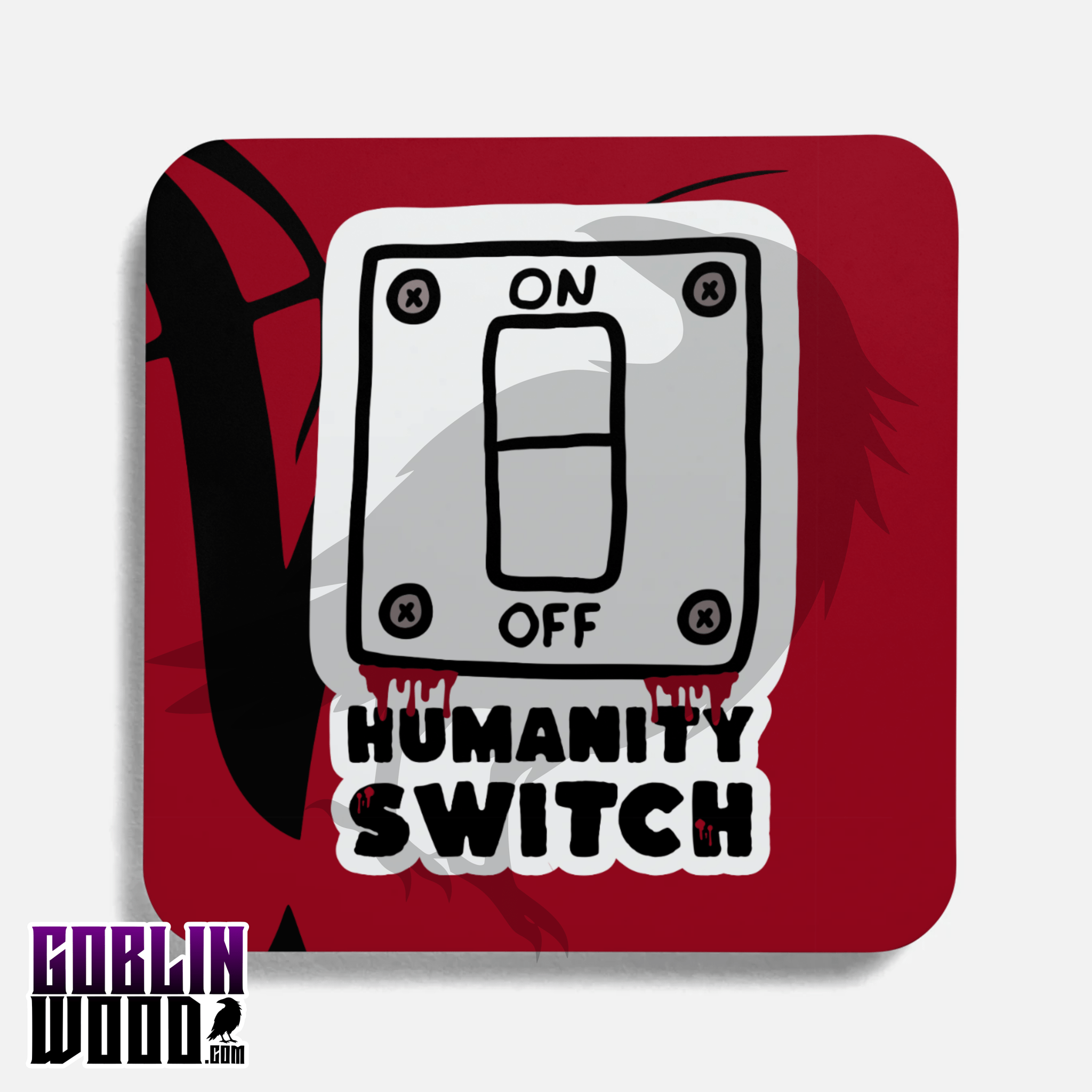 Humanity Switch - Drinks Coaster - TVD Inspired - Goblin Wood Exclusive - Goblin Wood